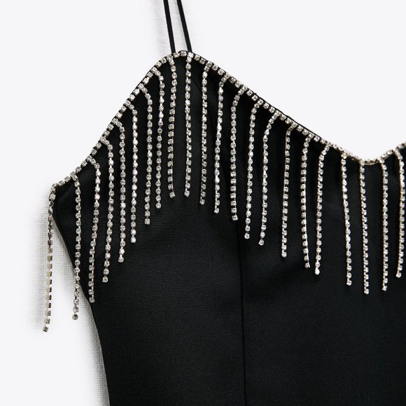 ZARA | Fringed Dress - Picture 8 of 8